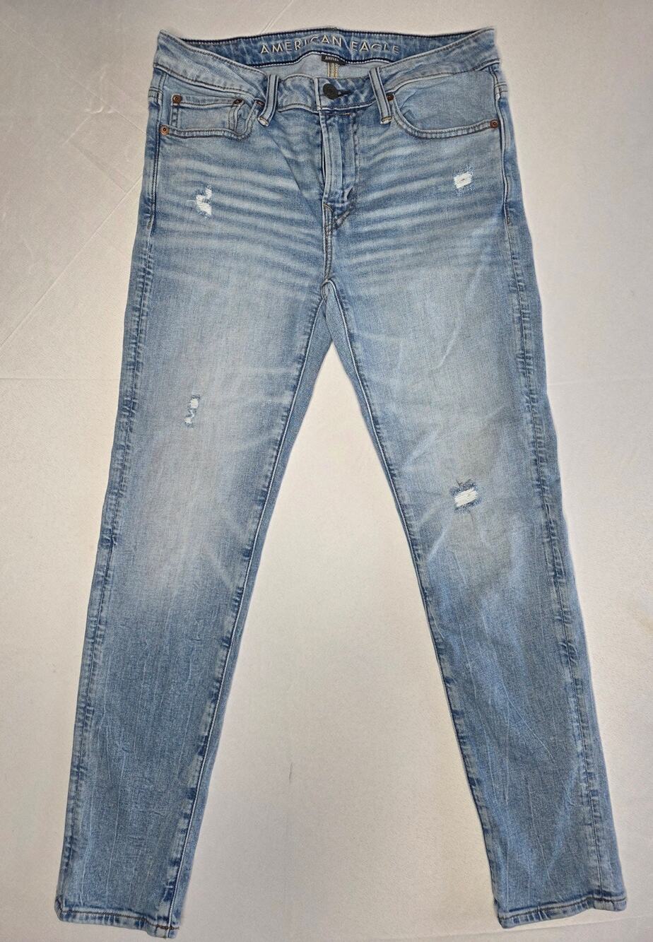 American Eagle AirFlex+ Distressed Skinny Jean Size 29
